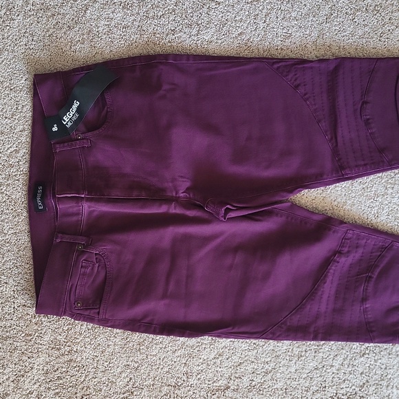Purple moto skinny jeans - brand new - Picture 2 of 7